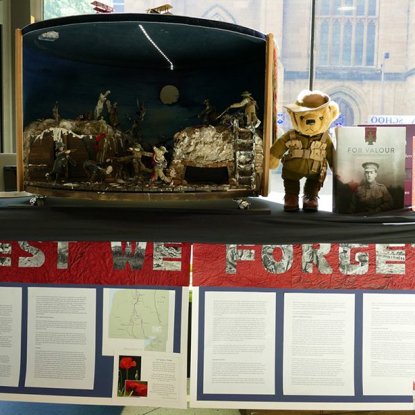 Extraordinary diorama created by Year 4 student for Remembrance Day