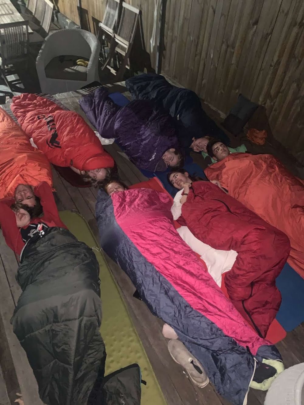 Students opt for rough night over soft beds St Andrew's Cathedral School