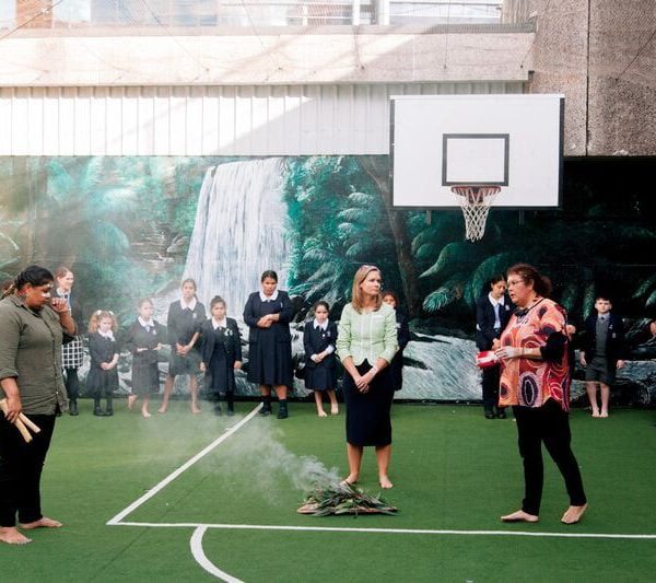 Smoking ceremony welcomes Dr McGonigle