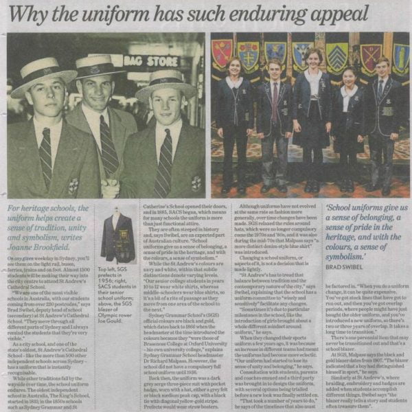 Why the uniform has such appeal