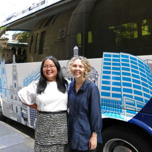 <strong>Staff create unique city-scape bus design</strong>