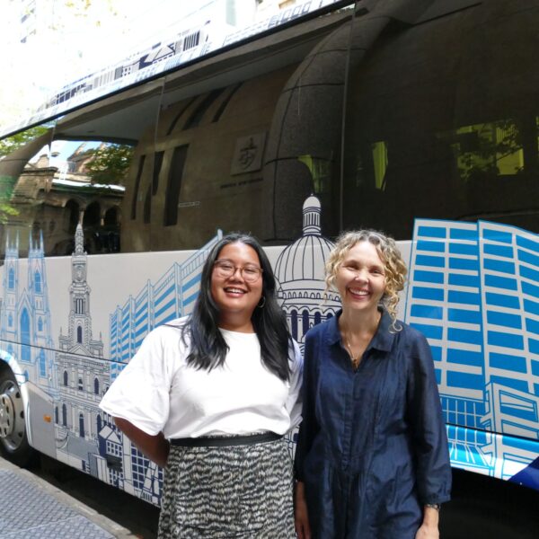 Staff create unique city-scape bus design