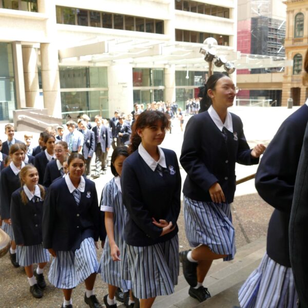 An inspirational welcome for Year 7s in a cherished tradition