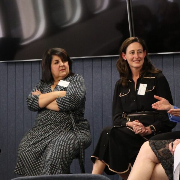 Dr McGonigle joins an expert panel at the recent Women in Leadership conference