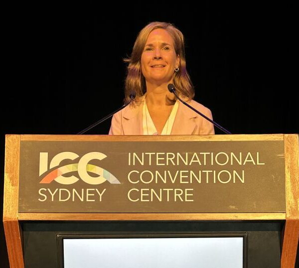 Dr Julie McGonigle at Sydney Prayer Breakfast